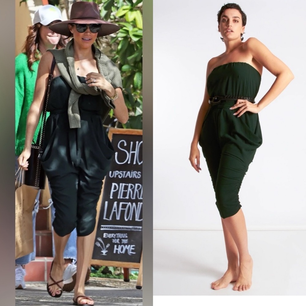 Malia Mills Montecito jumpsuit in black ASO Meghan Markle
